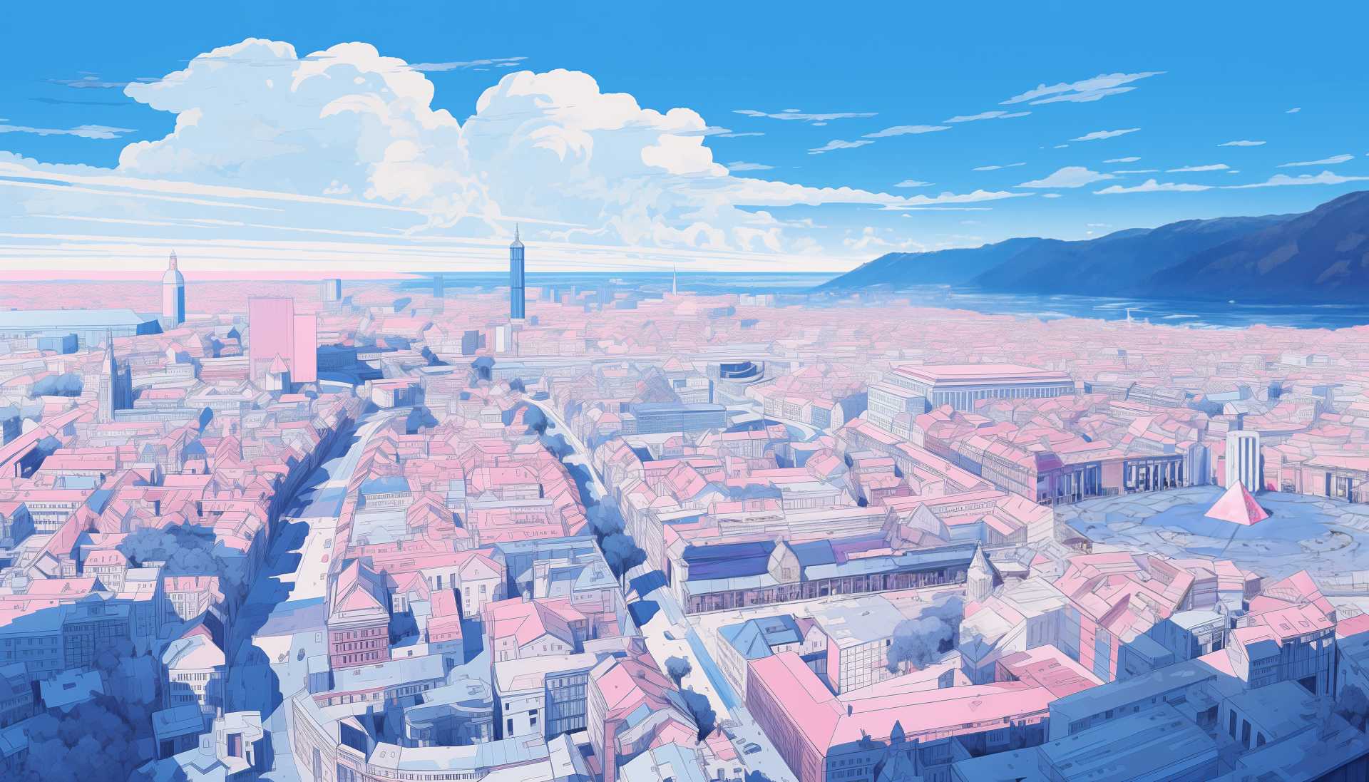 background image showing the main office of risklayer